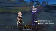 Talk to the NPC named Suriqui (Image via HoYoverse)